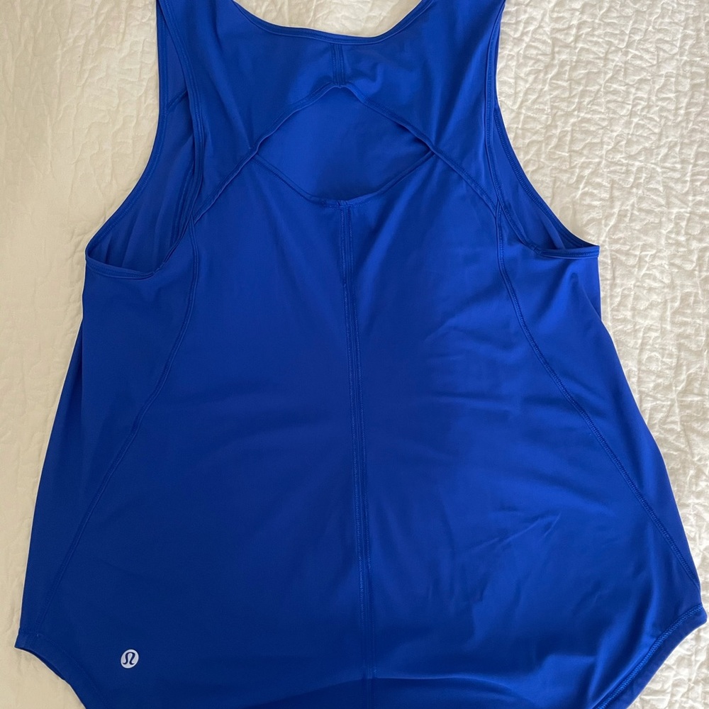 Lululemon Sculpt Tank Blue